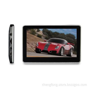 4.3-inch Car GPS Navigation System with Bluetooth, AV-in, FM Transmitter and WiFi